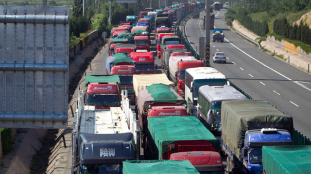 60-Mile Traffic Jam in China
