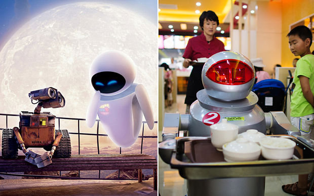 WALL-E robot restaurants in china