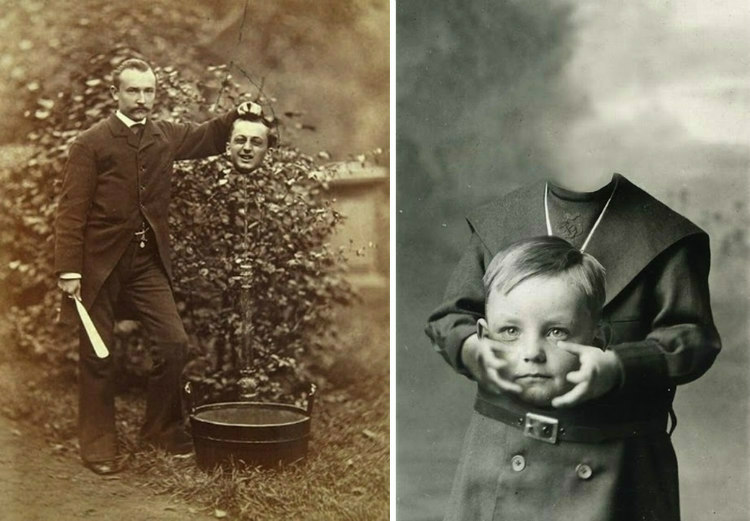 Foto tanpa kepala di Era Victoria