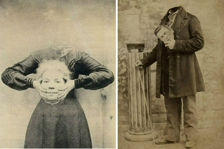 Foto tanpa kepala di Era Victoria