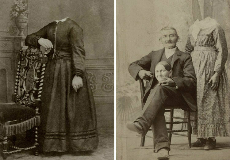 Foto tanpa kepala di Era Victoria