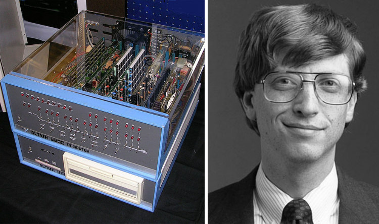 Altair 8800 and Bill Gates